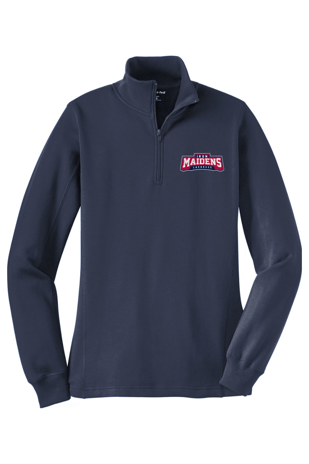 Iron Maidens Lacrosse Adult Women's Embroidered Quarter-Zip Pullover