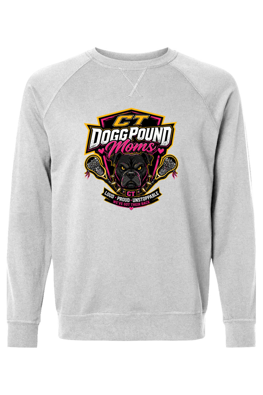 Doggpound Lacrosse Adult Heavyweight Raglan Long Sleeve