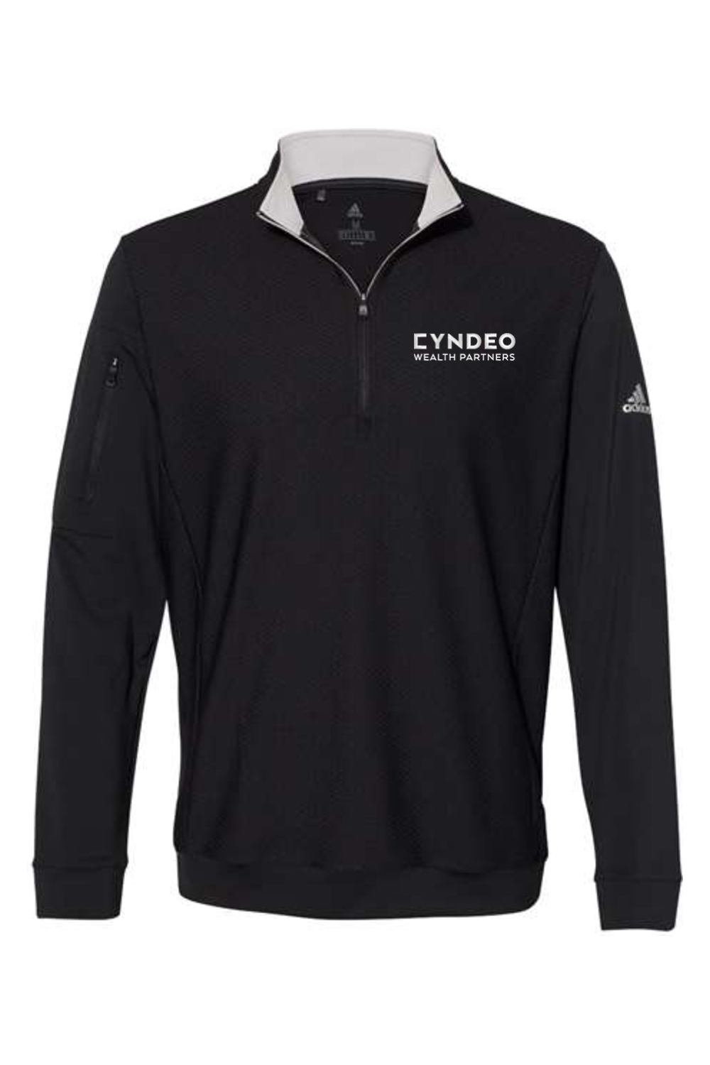 CYNDEO Wealth Partners Adidas Performance Textured Quarter-Zip Pullover