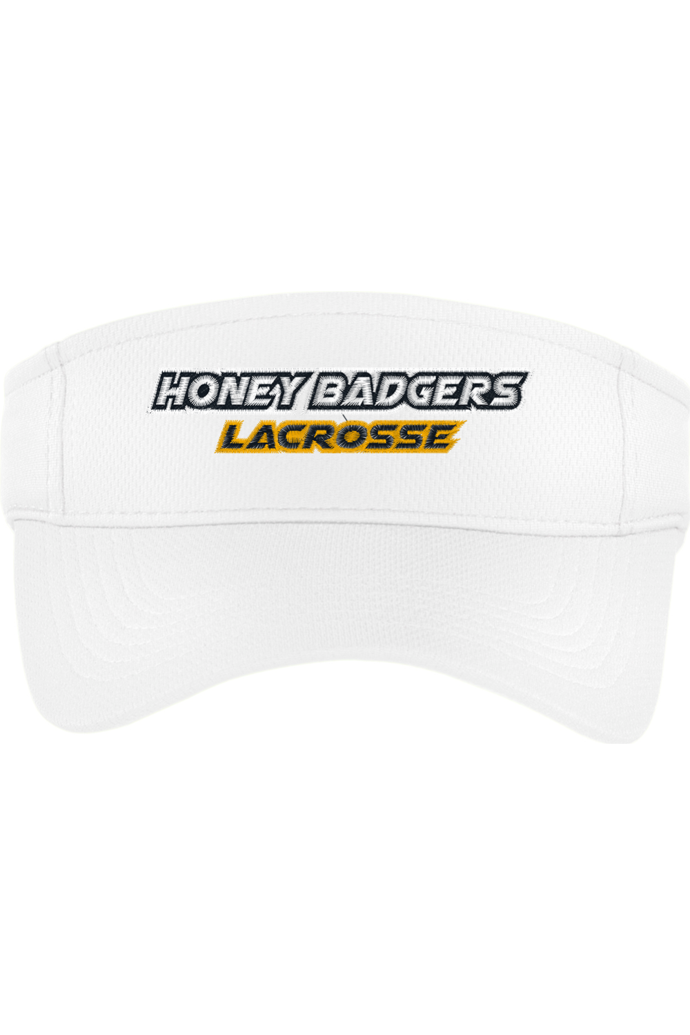 Honey Badgers Lacrosse Embroidered Visor