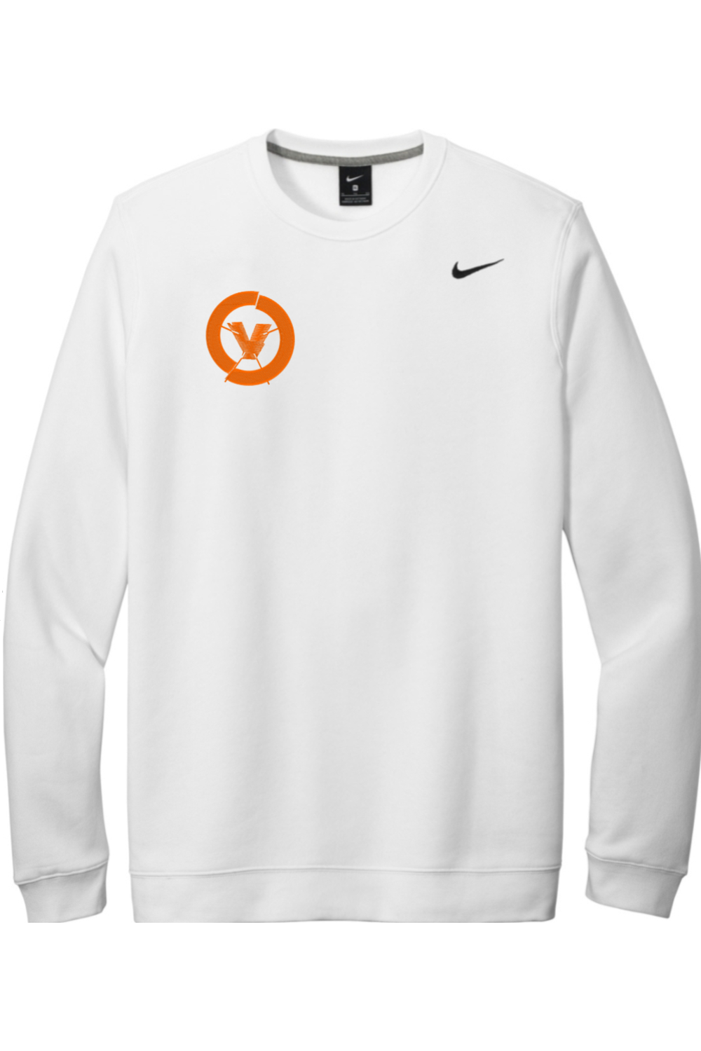 Velocity Lacrosse Embroidered Nike Club Fleece Crew