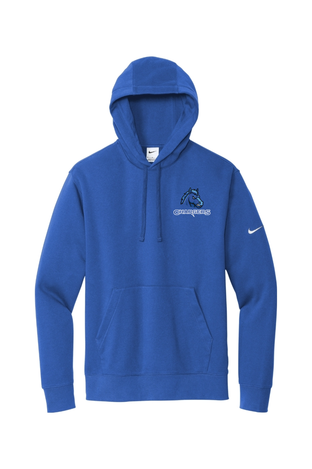 Texas Bay Area Embroidered Nike Club Fleece Sleeve Swoosh Pullover Hoodie