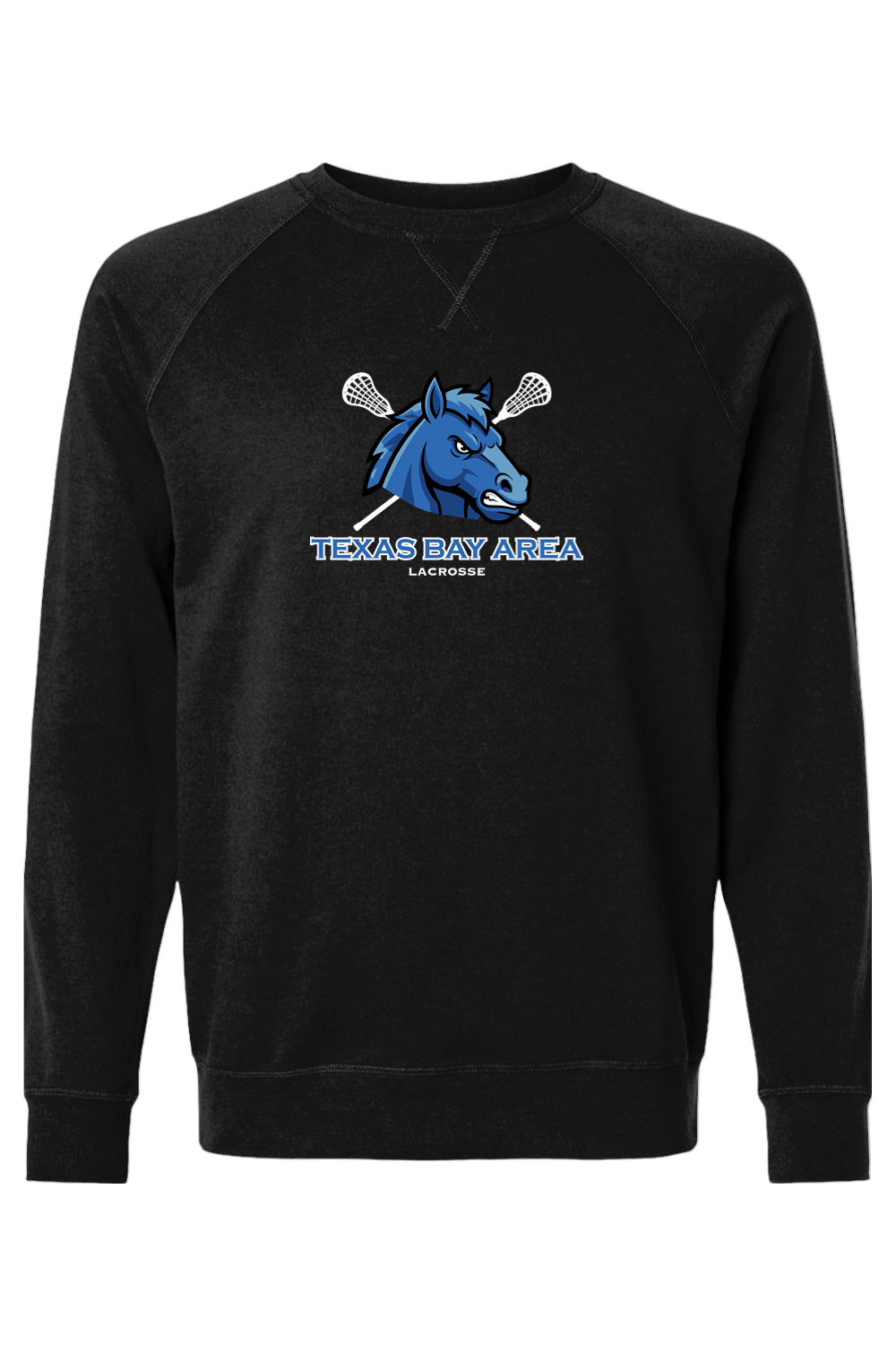 Texas Bay Area Adult Heavyweight Raglan Long Sleeve