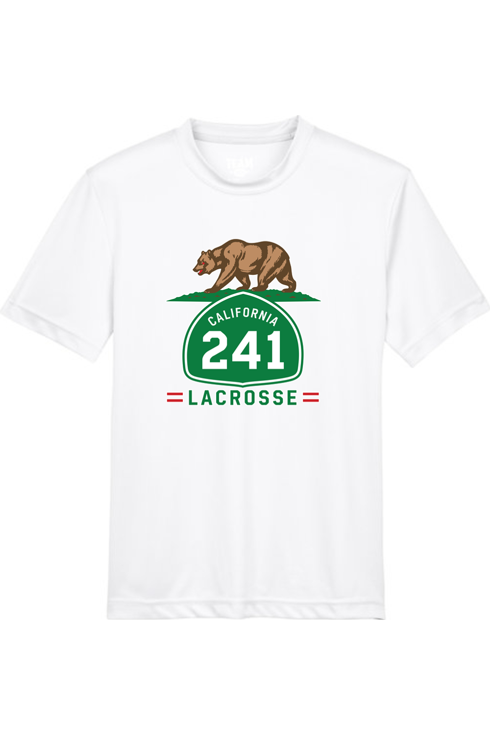 California Lacrosse Youth Athletic T-Shirt
