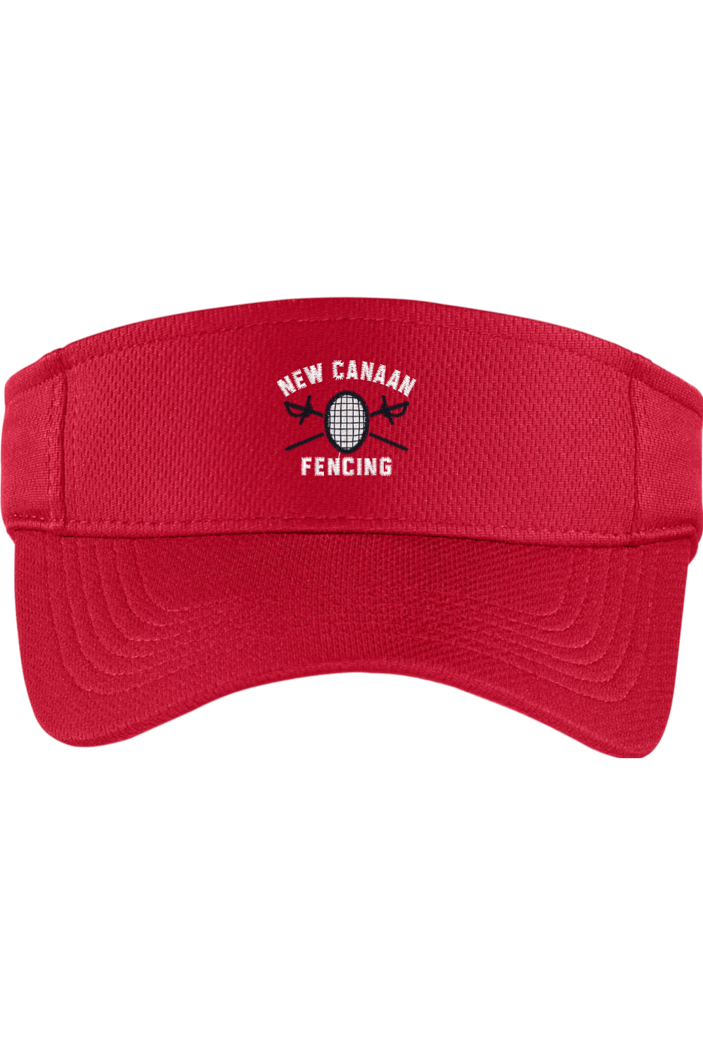 NCHS Fencing Embroidered Visor
