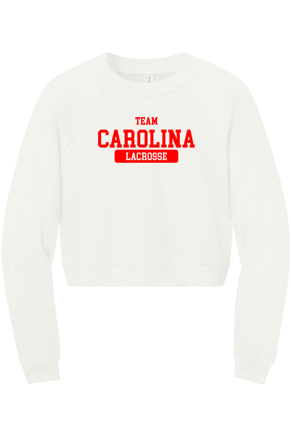 Team Carolina BELLA+CANVAS Women's Raglan Pullover Sponge Fleece