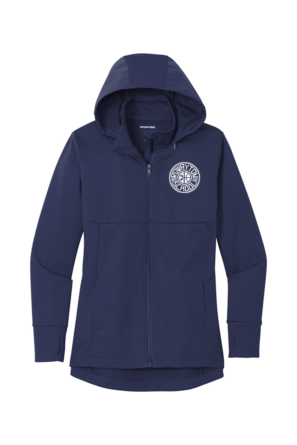 Rowayton Basketball Sport-Tek Ladies Hooded Soft Shell Jacket