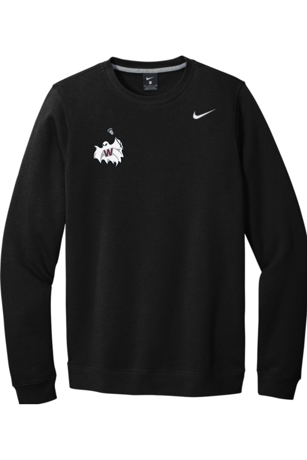 Westford Lacrosse Embroidered Nike Club Fleece Crew