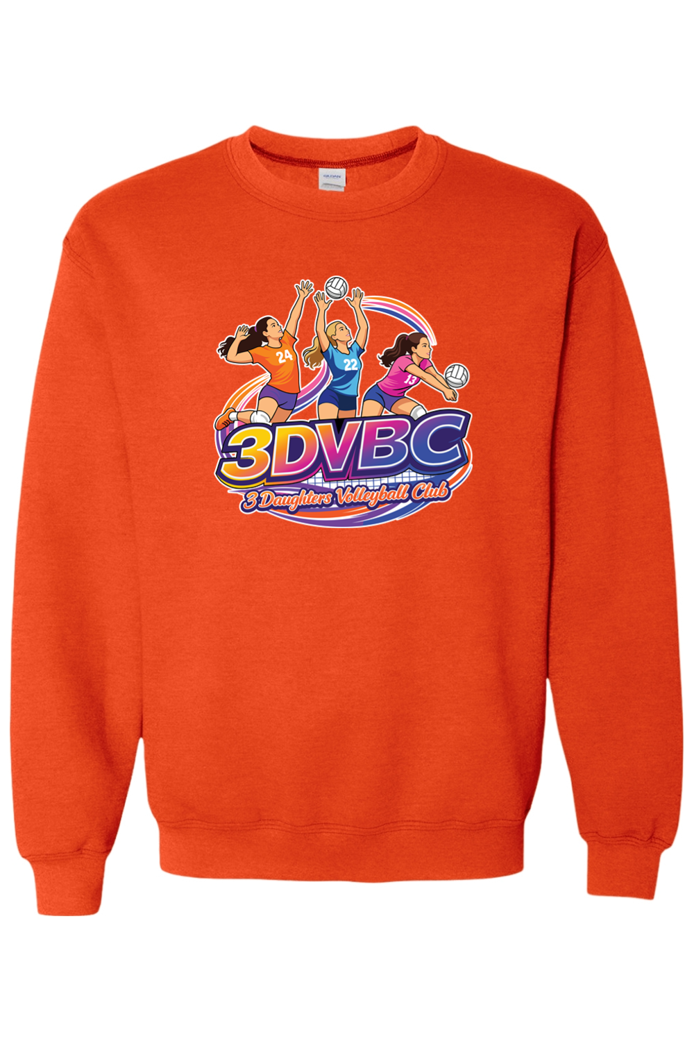 3DVBC Volleyball Adult Heavyweight Sweatshirt