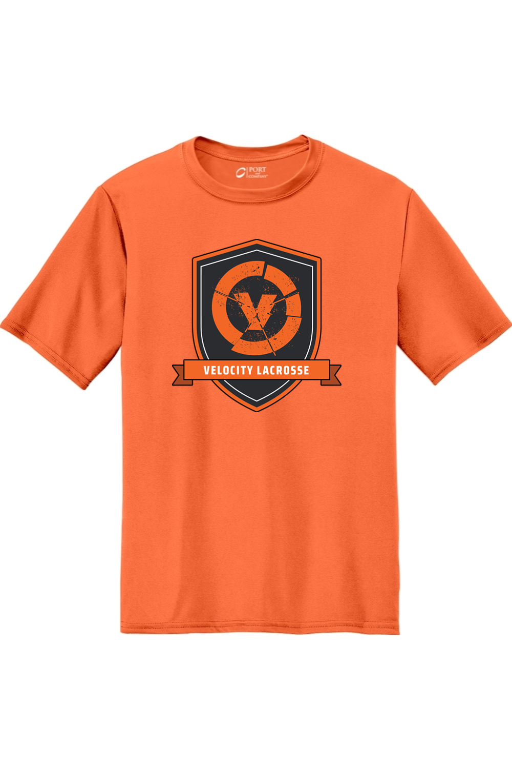Velocity Lacrosse Port & Company Performance Tee