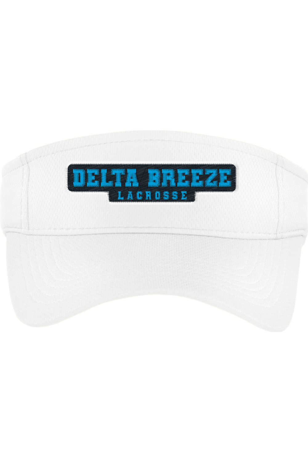 Delta Breeze Lacrosse Embroidered Visor