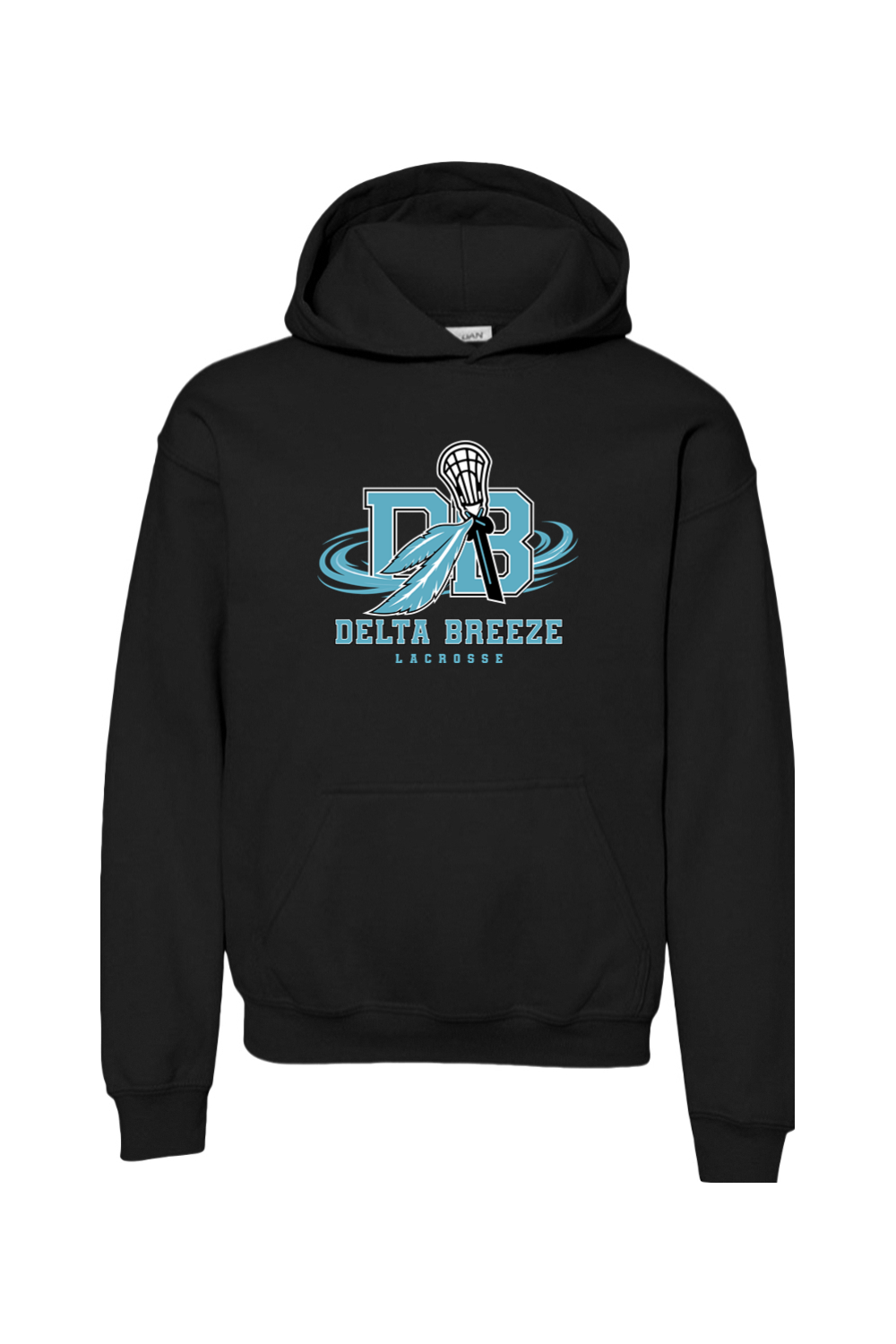 Delta Breeze Lacrosse Youth Hoodie