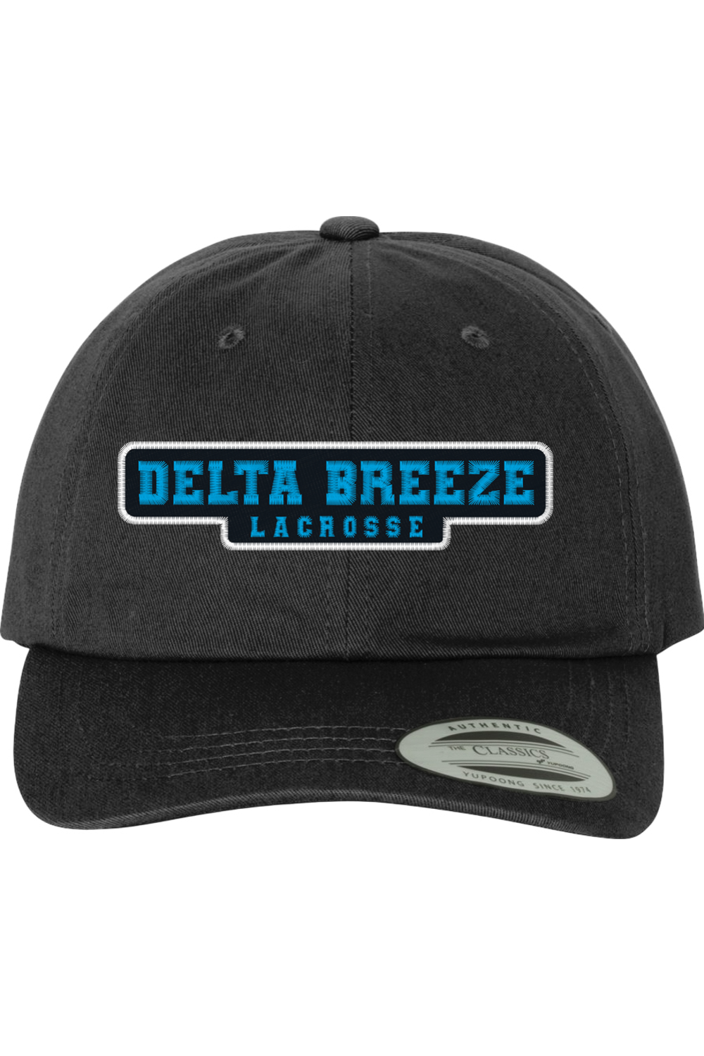 Delta Breeze Lacrosse Embroidered Dad Hat