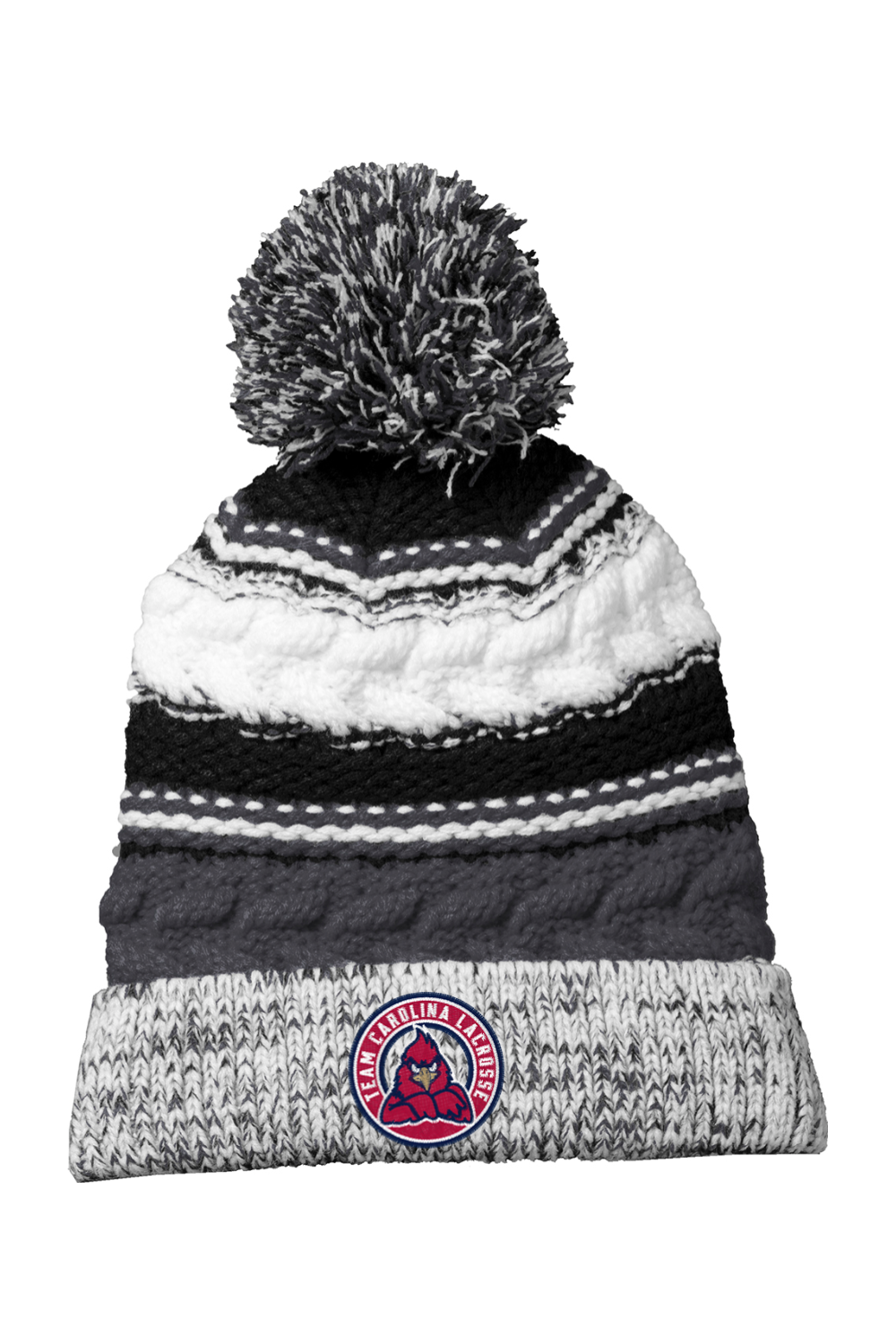 Team Carolina Sport-Tek Pom Pom Team Beanie