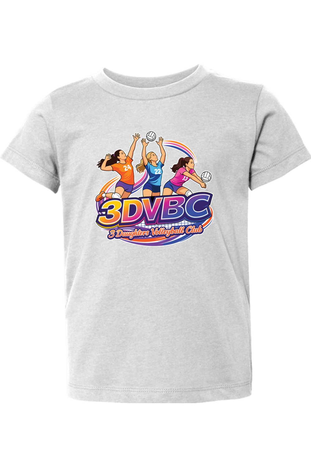 3DVBC Volleyball Toddler T-Shirt