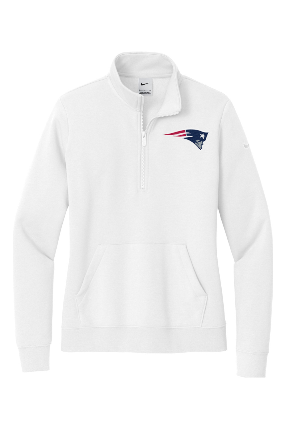 Homewood Lacrosse Embroidered Nike Ladies Club Fleece Sleeve Swoosh 1/2-Zip