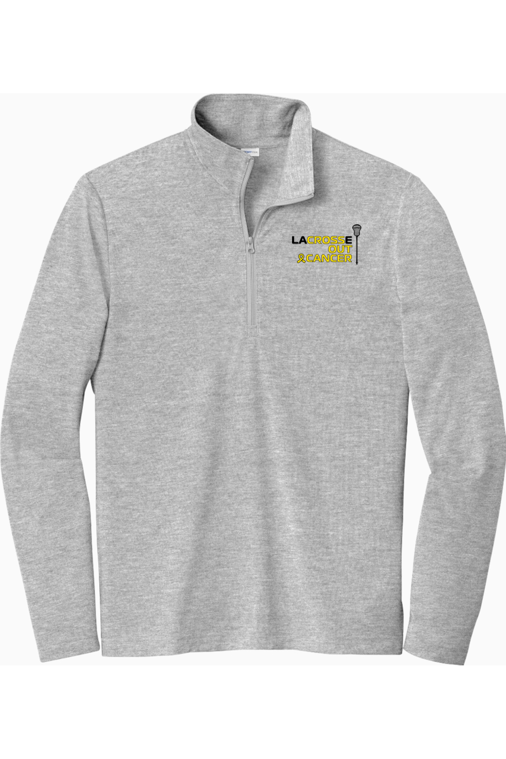 LaCROSSe Out Cancer 1/4-Zip Pullover