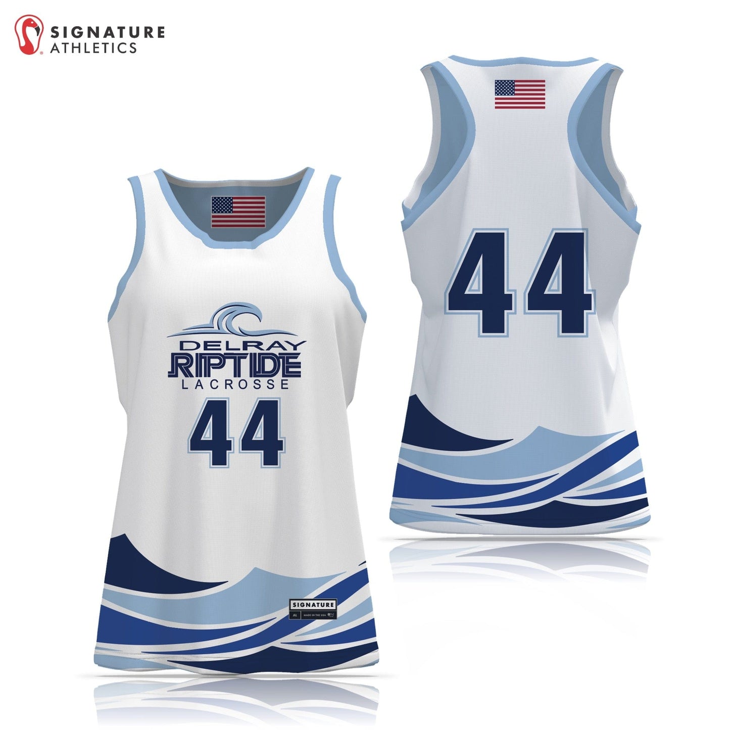 Delray Riptide Women's Reversible Player Game Pinnie Signature Lacrosse