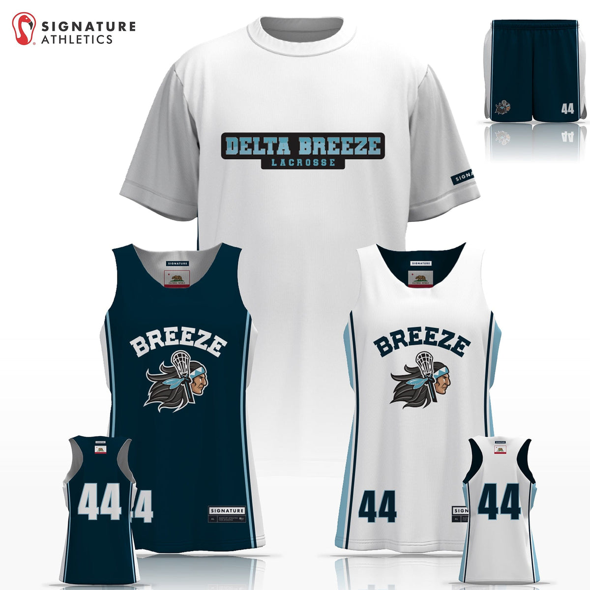 Delta Breeze Women's 3 Piece Player Package: U10 Signature Lacrosse