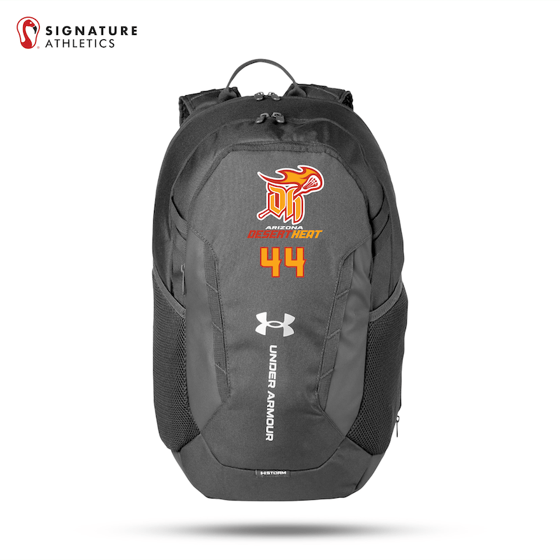 Desert Heat LC Men's Under Armour Hustle Backpack 6.0: Desert Heat Signature Lacrosse