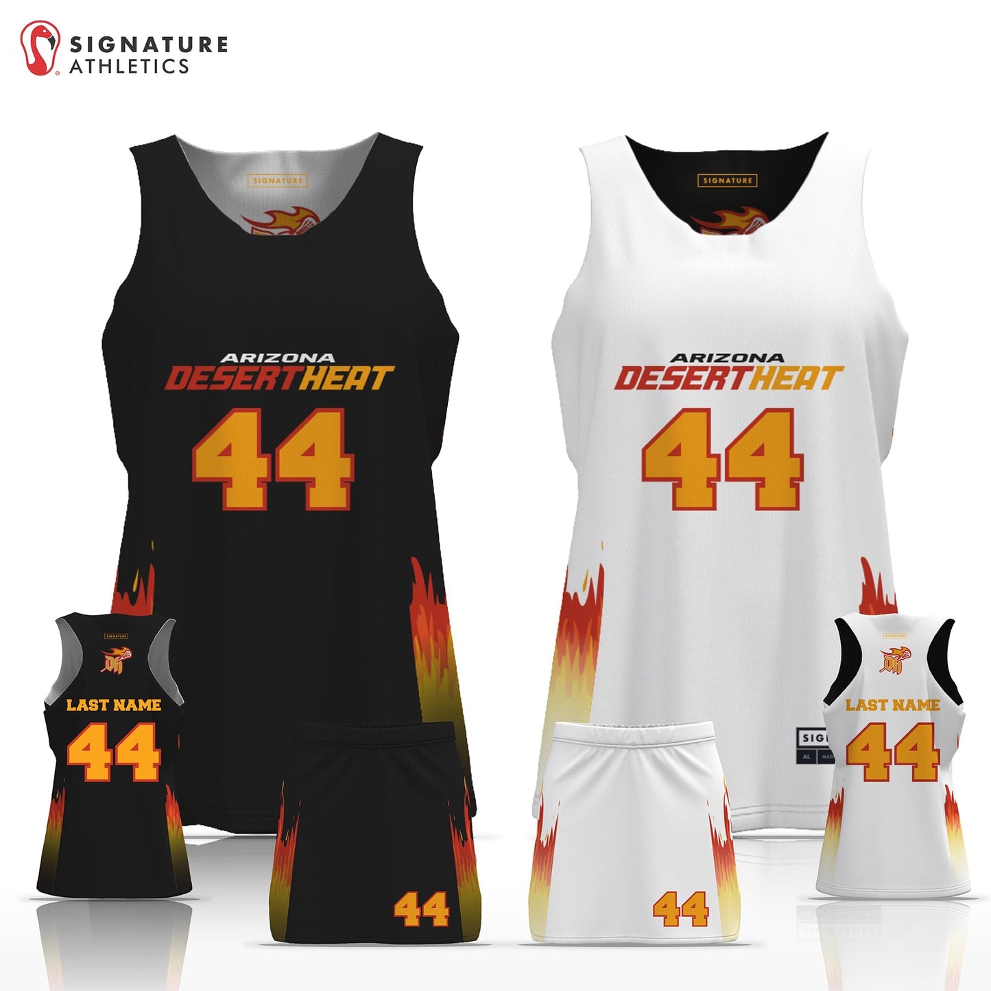 Desert Heat Women's 3 Piece Player Game Package: Youth - High School Signature Lacrosse