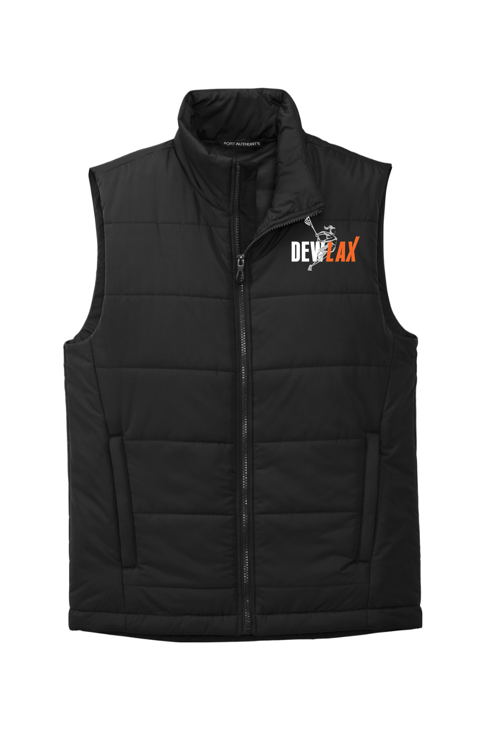 DEWLAX LC Port Authority Puffer Vest Signature Lacrosse