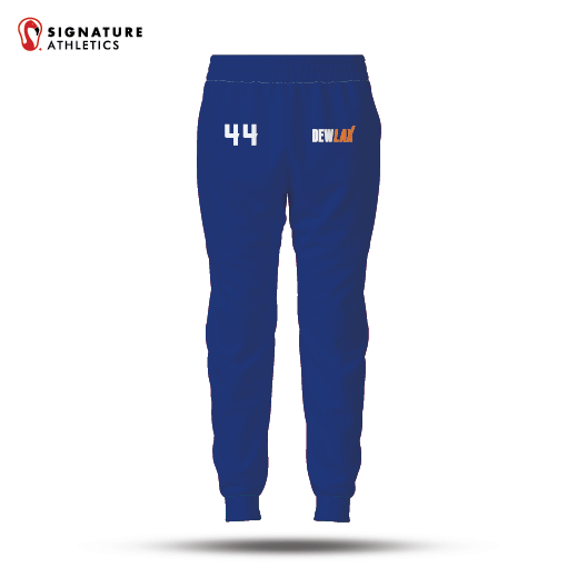 DEWLAX Lightweight Dye Sub Joggers: DEWLAX Signature Lacrosse
