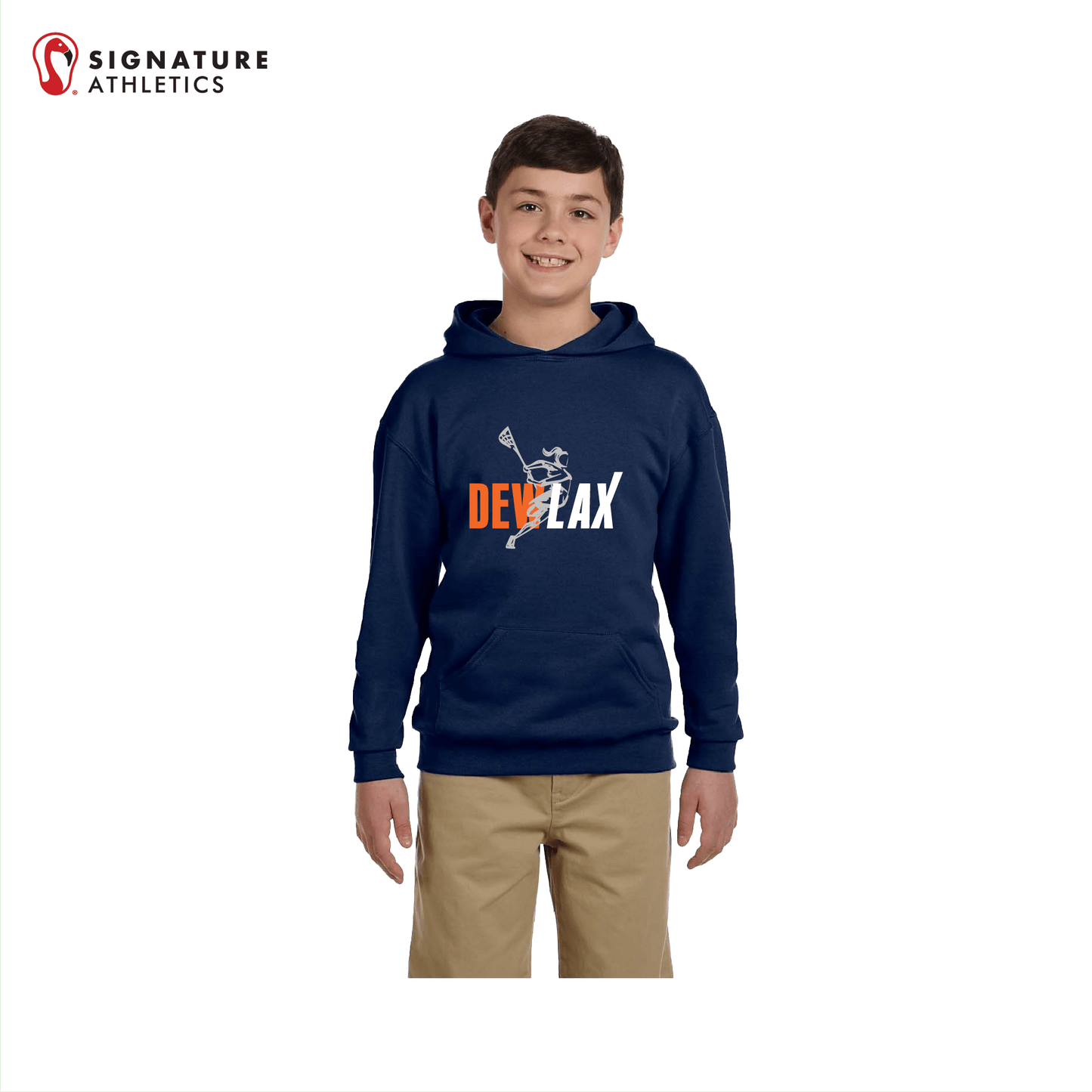 DEWLAX Player Youth Sweatshirt: DEWLAX Signature Lacrosse