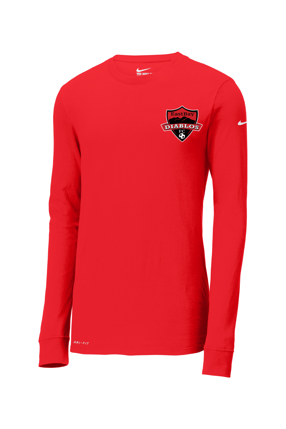 Diablos Futsal Nike Dri-FIT Cotton/Poly Long Sleeve Tee Signature Lacrosse