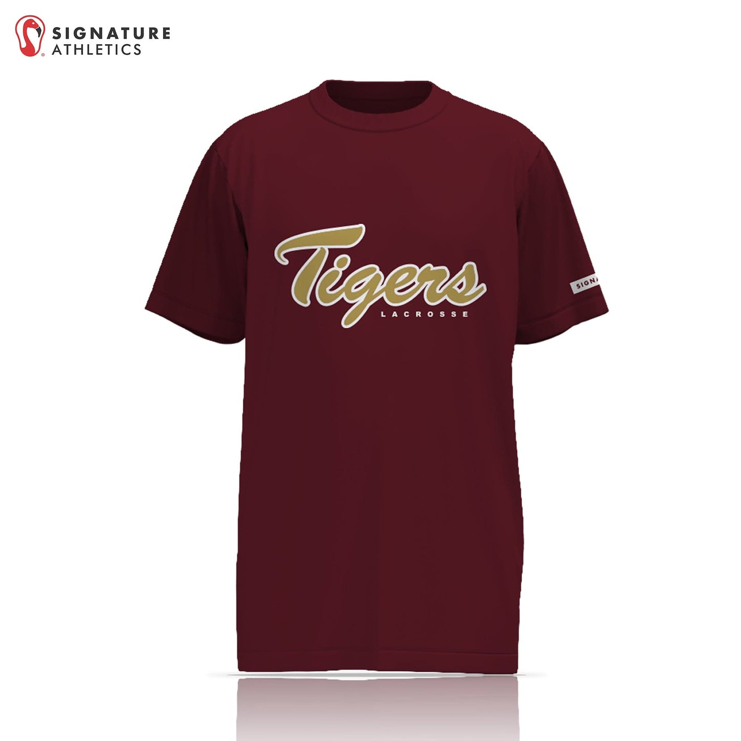 Dripping Springs Men's Short Sleeve Tech Tee: Lightning (3rd-4th Grade) Signature Lacrosse