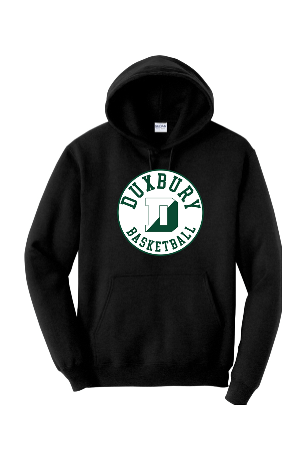 Duxbury Youth Basketball Adult Heavyweight Hoodie Signature Lacrosse