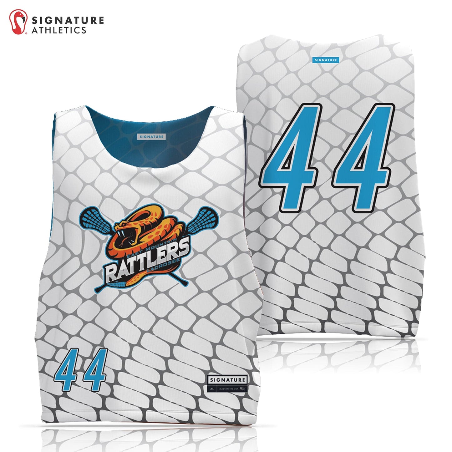 East Mountain Rattlers Men's Player Reversible Pinnie Signature Lacrosse