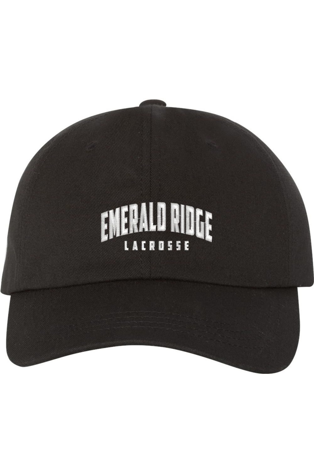 Emerald Ridge Lacrosse Embroidered Dad Hat Signature Lacrosse
