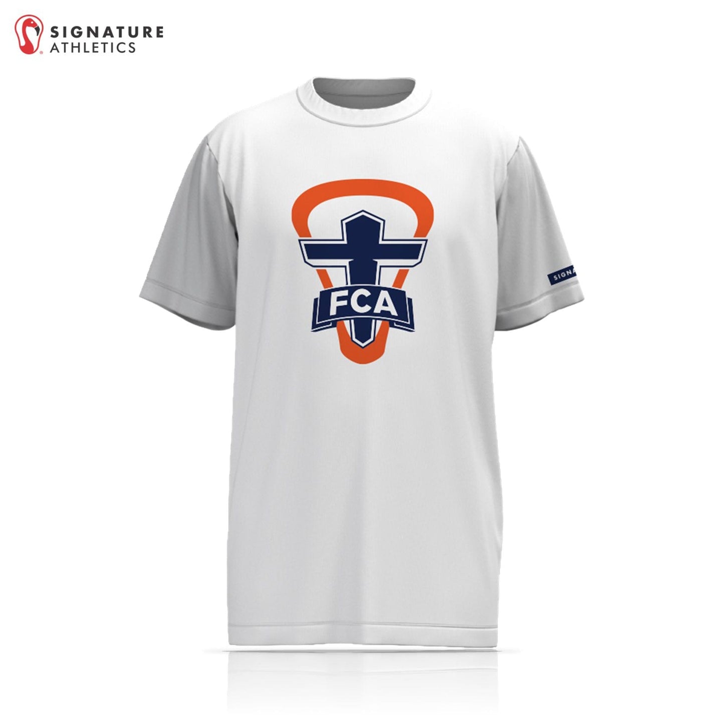 FCA Suncoast Women's Short Sleeve Tech Tee: Girl's Team Signature Lacrosse