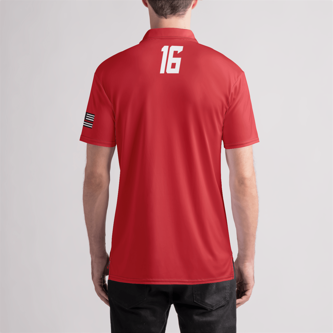 FDNY Lacrosse 16 Mens Polo Shirt Signature Lacrosse