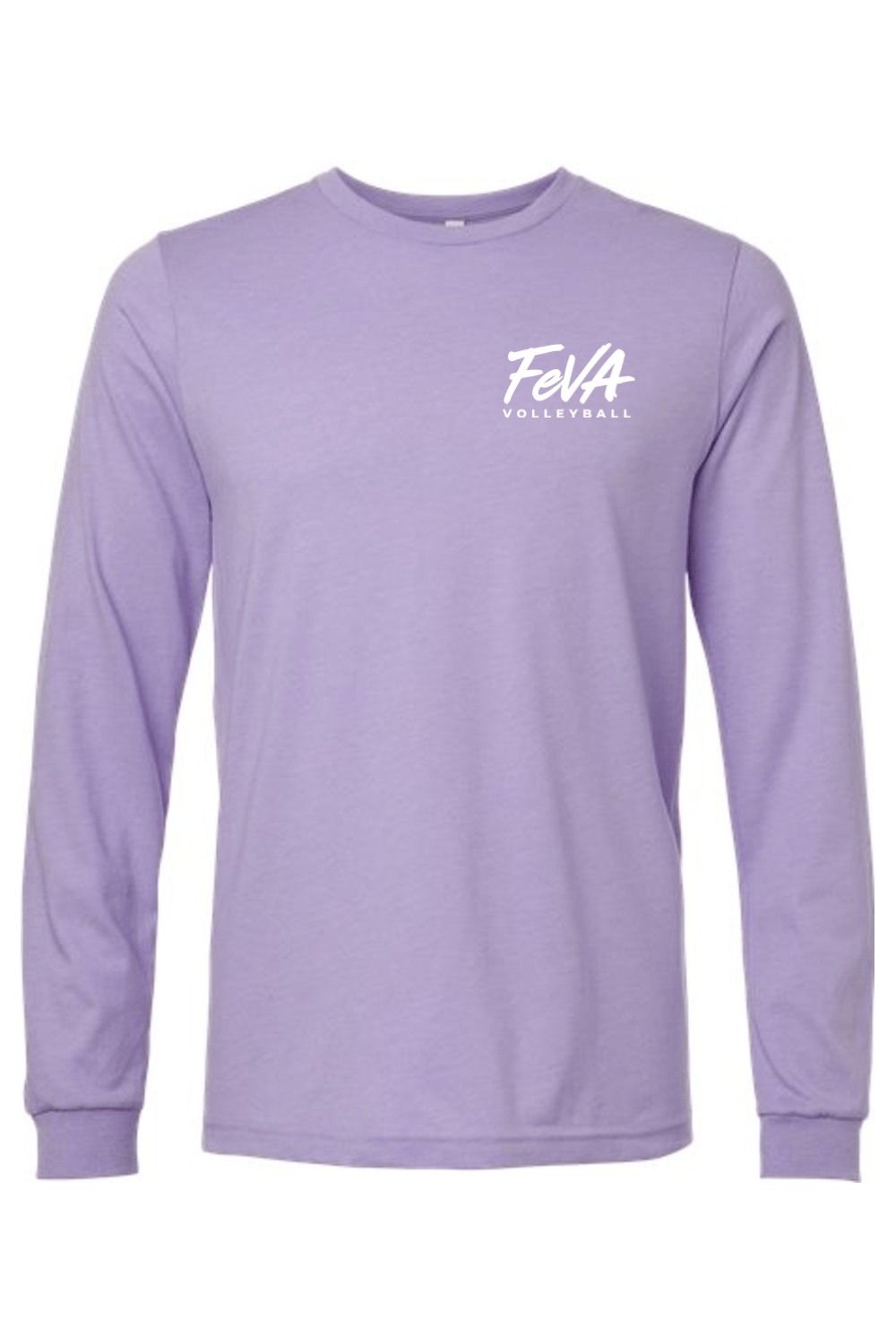 Features Volleyball BELLA + CANVAS Unisex Heather CVC Long Sleeve Tee Signature Lacrosse