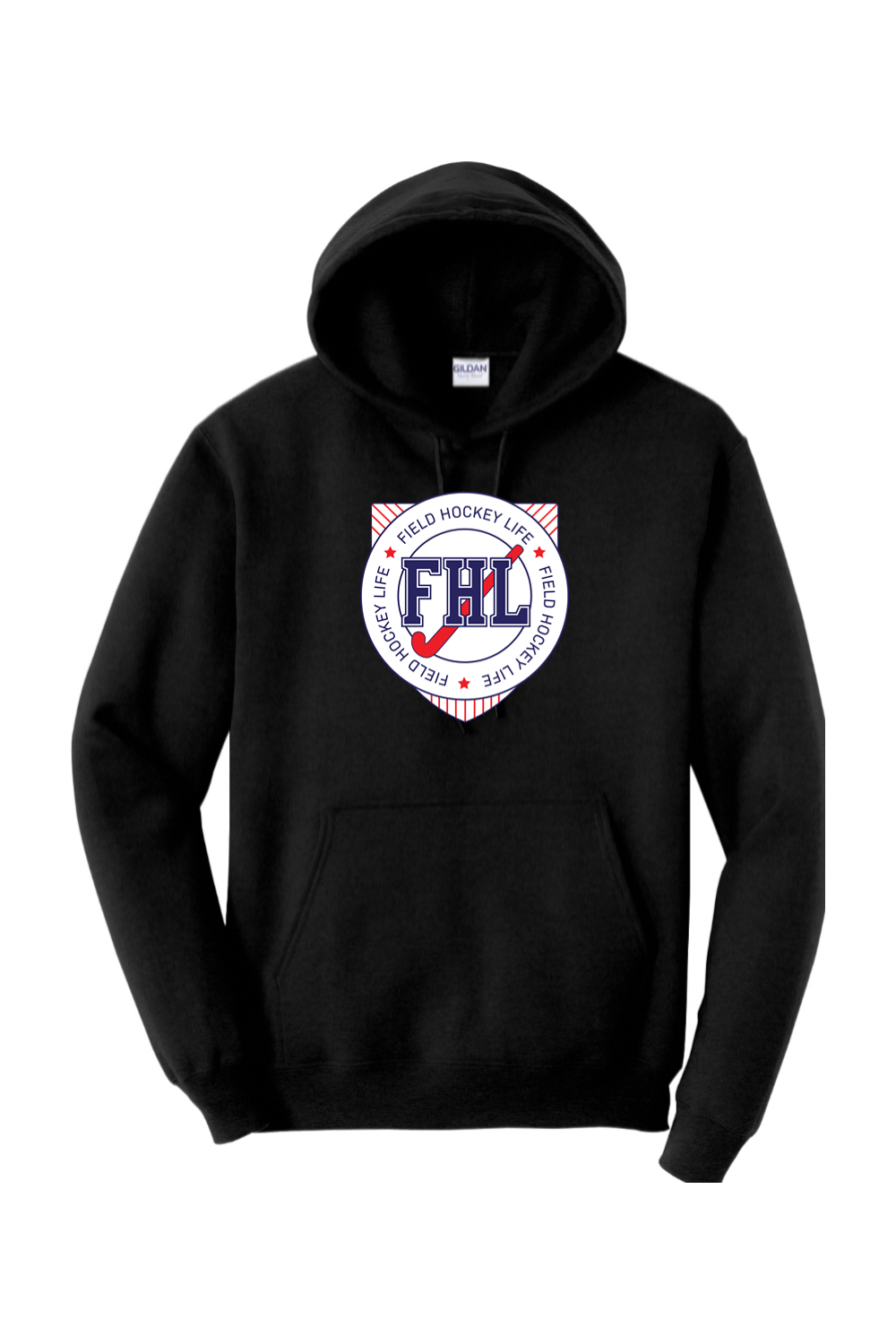 Field Hockey Life Adult Heavyweight Hoodie Signature Lacrosse