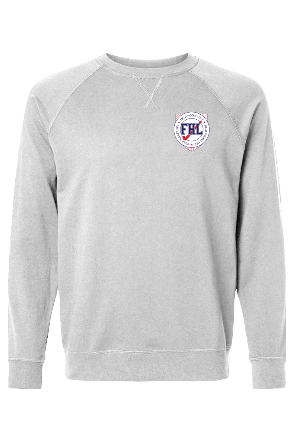 Field Hockey Life Adult Heavyweight Raglan Long Sleeve Signature Lacrosse