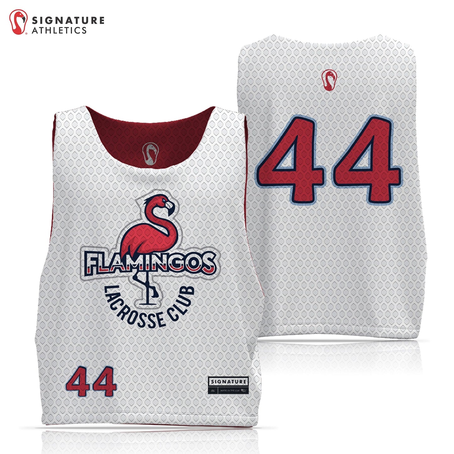 Flamingos Lacrosse Club Men's Men's Reversible Practice Pinnie Signature Lacrosse