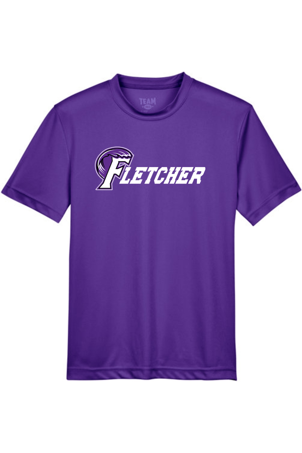 Fletcher High School Lacrosse Youth Athletic T-Shirt Signature Lacrosse