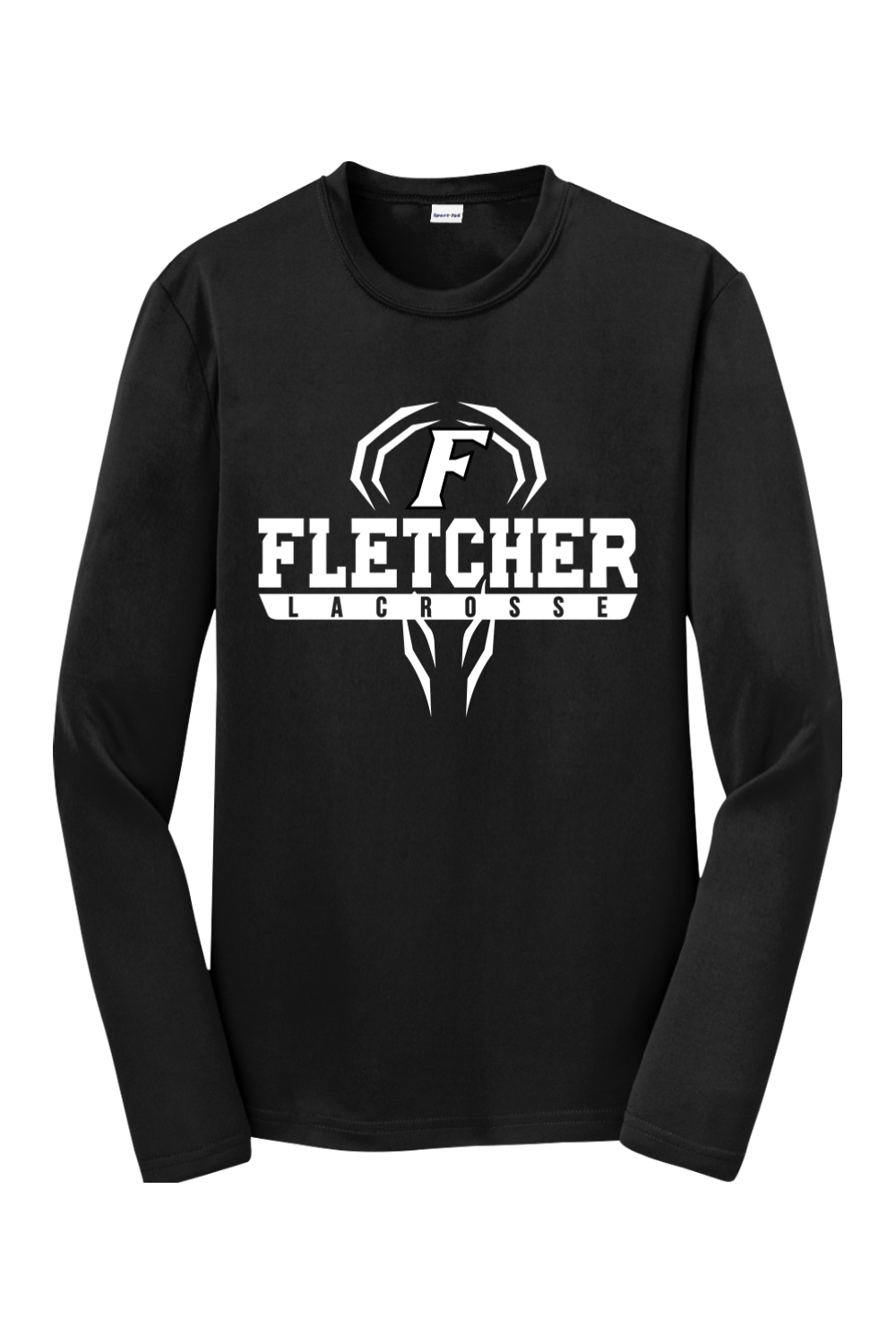 Fletcher High School Lacrosse Youth Long Sleeve T-Shirt Signature Lacrosse