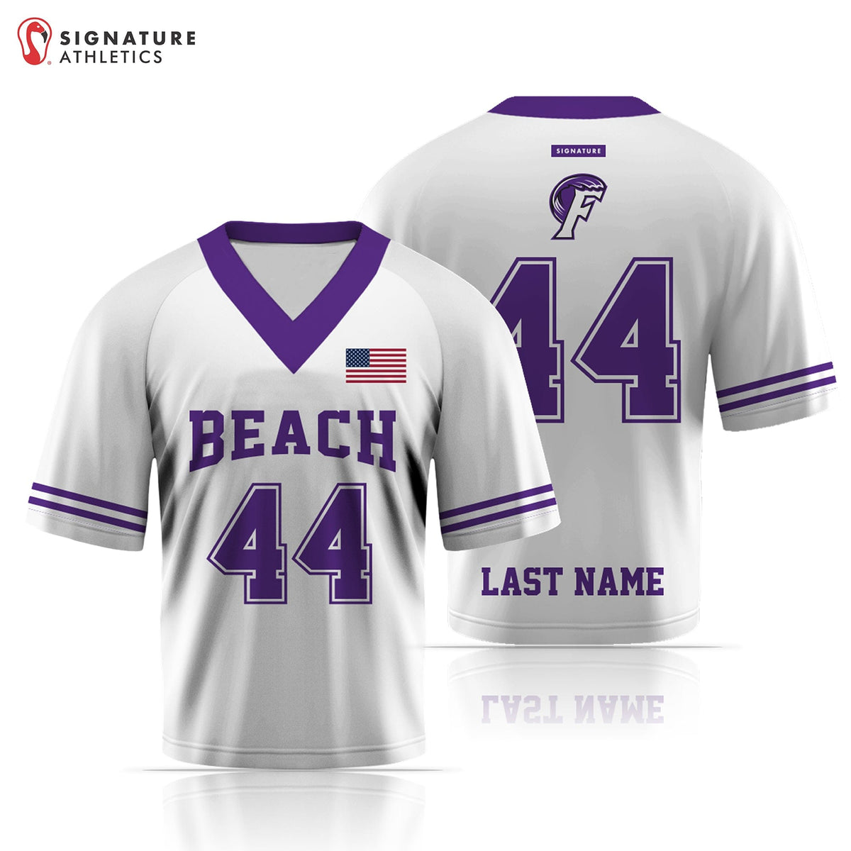 Fletcher Highschool Lacrosse Men's Player College Jersey - Light: HS Signature Lacrosse