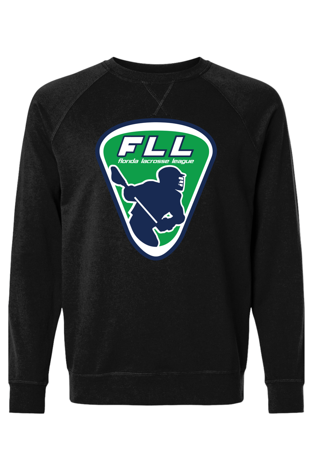 Florida Lacrosse League Adult Heavyweight Raglan Long Sleeve Signature Lacrosse