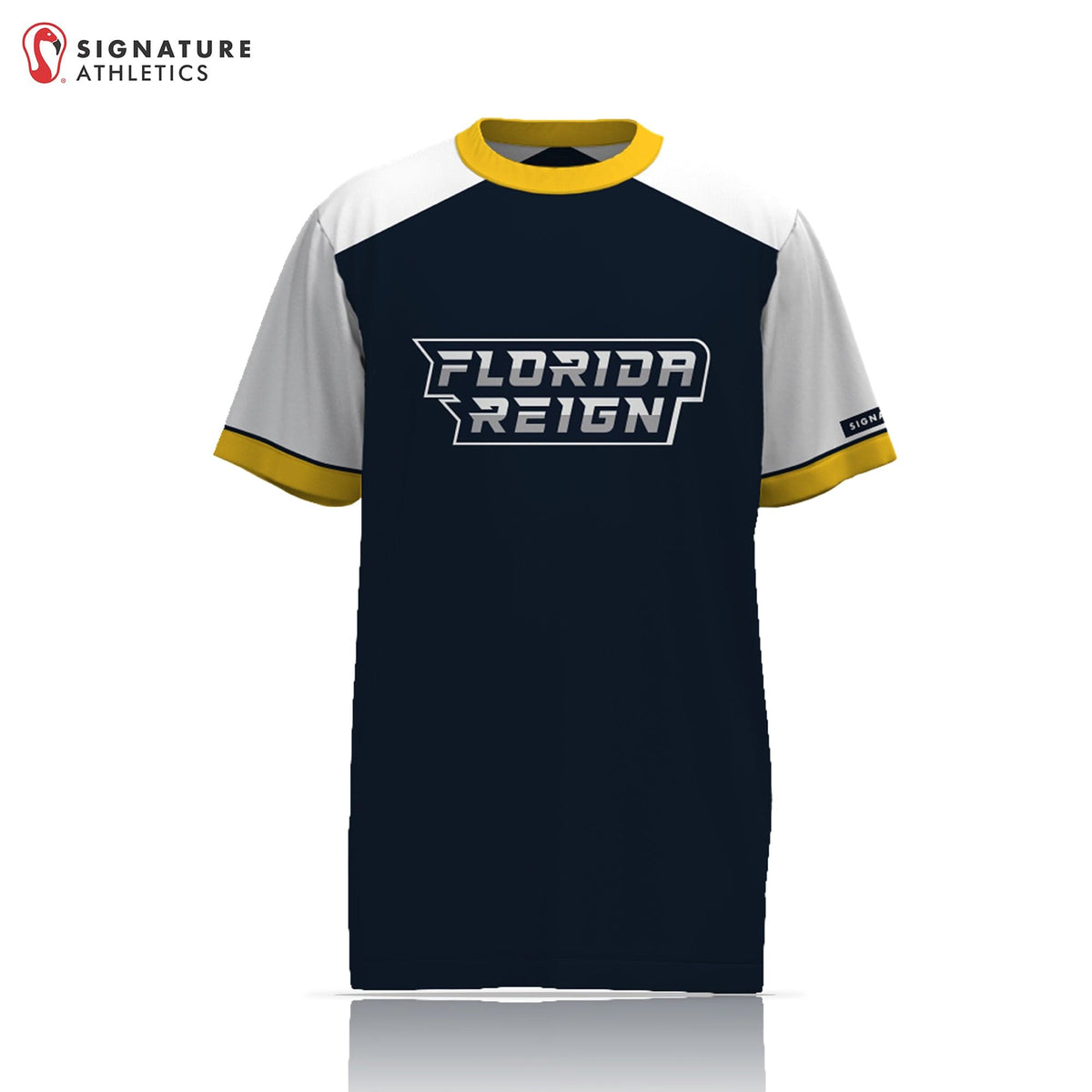 Florida Reign Lacrosse Men's Player Short Sleeve Shooting Shirt: Florida Reign Signature Lacrosse