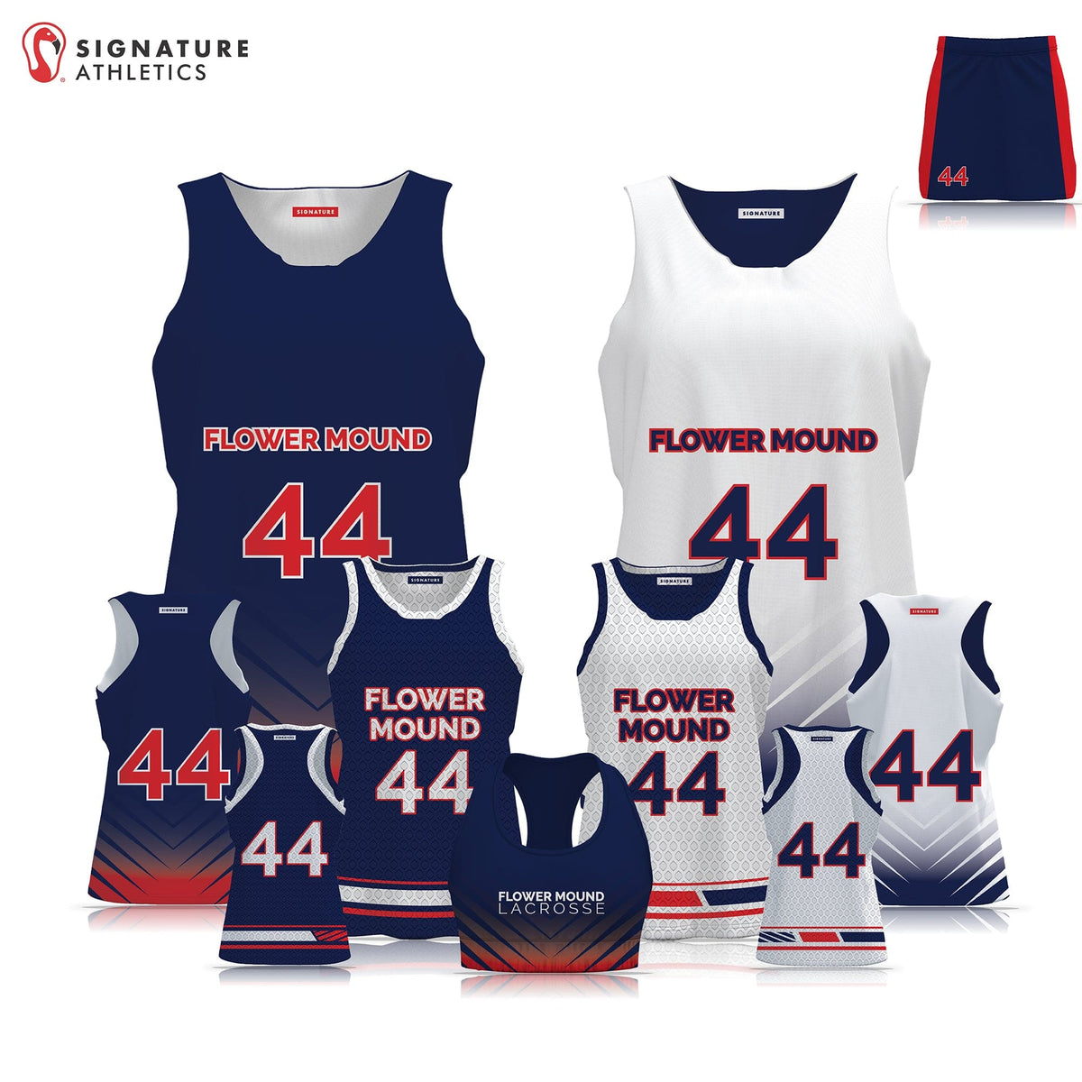Flower Mound Women's 4 Piece Player Package: Middle School Girls Signature Lacrosse