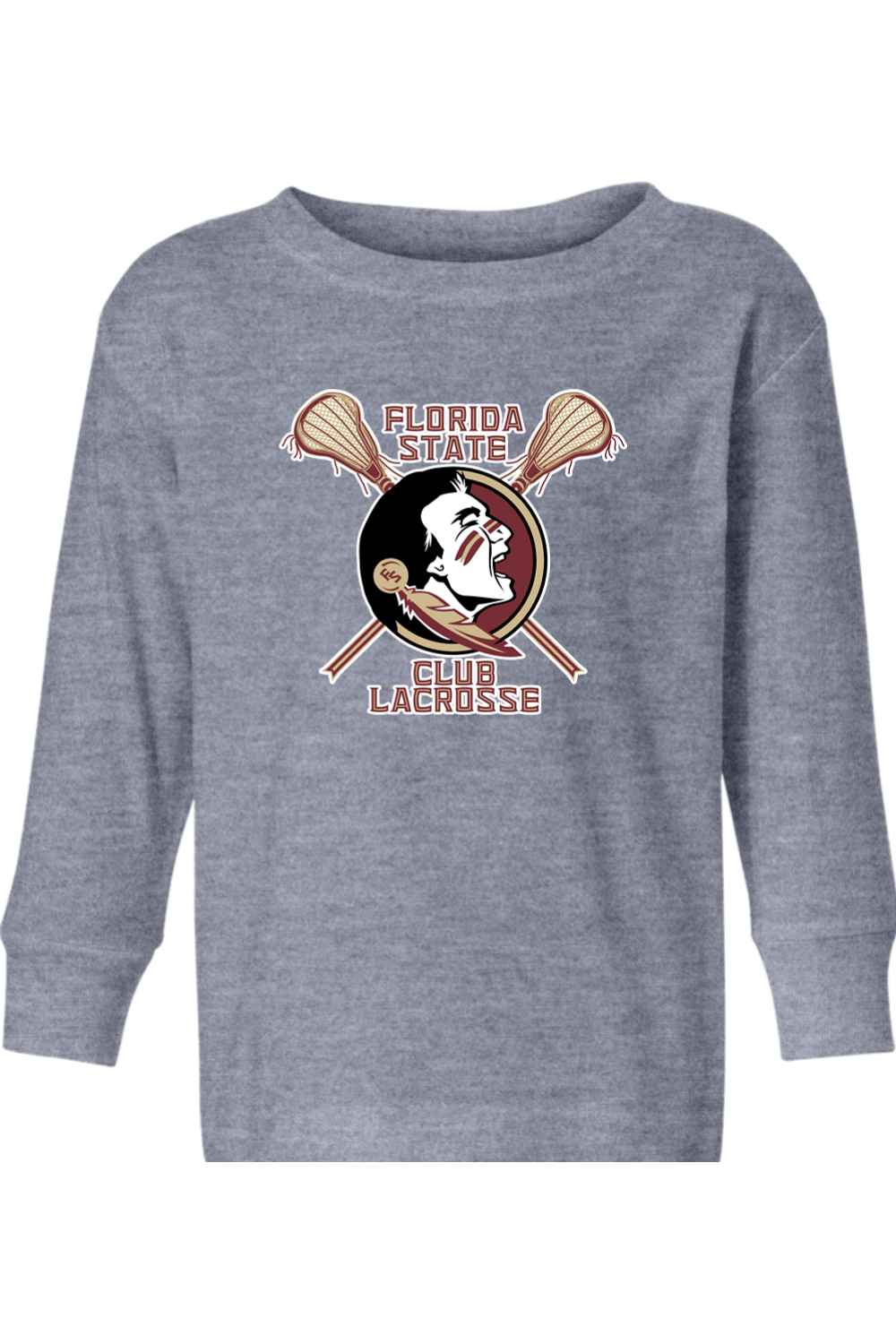 FSU Club Lacrosse Toddler Long Sleeve T-Shirt Signature Lacrosse