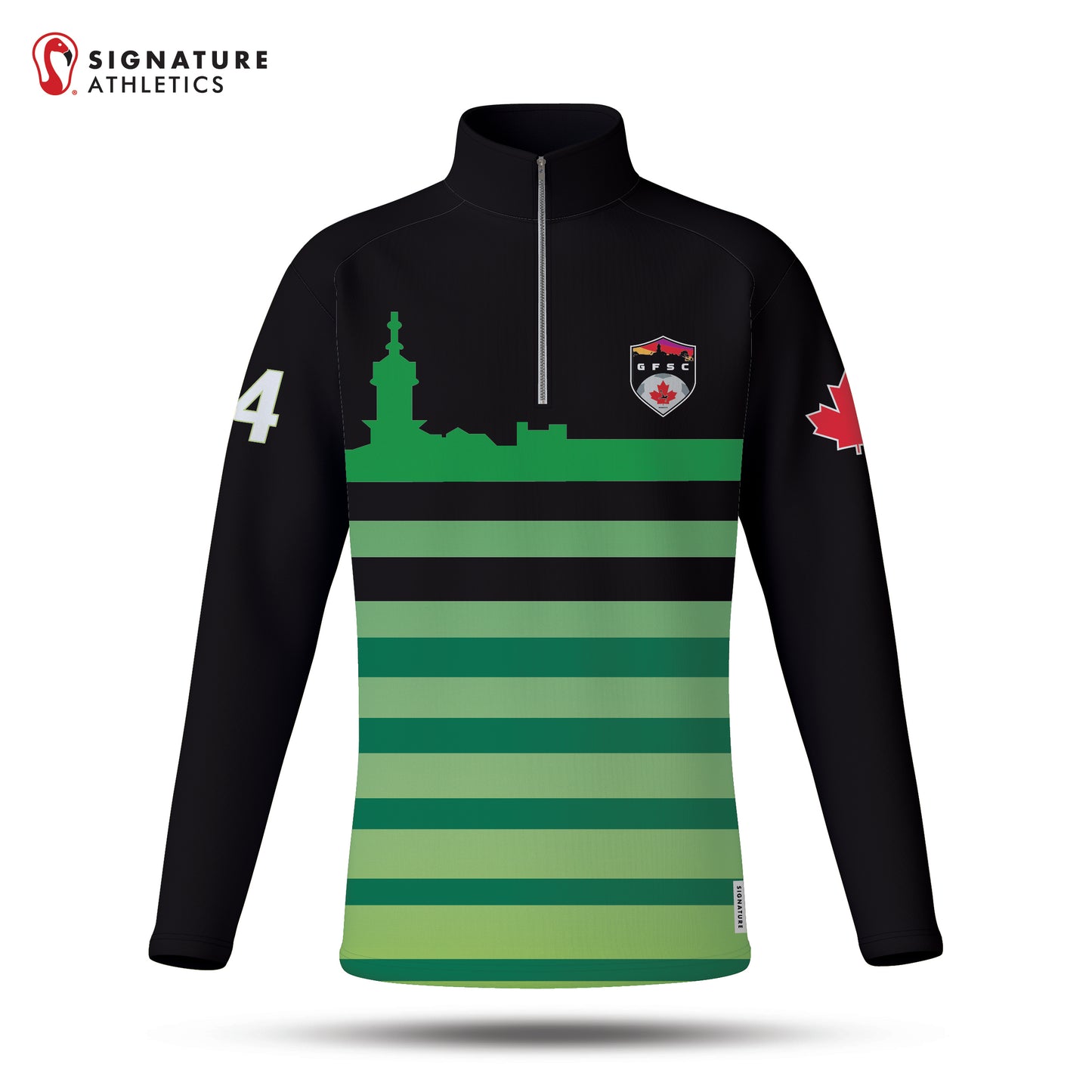 Geauga Federation SC Quarter Zip Signature Lacrosse