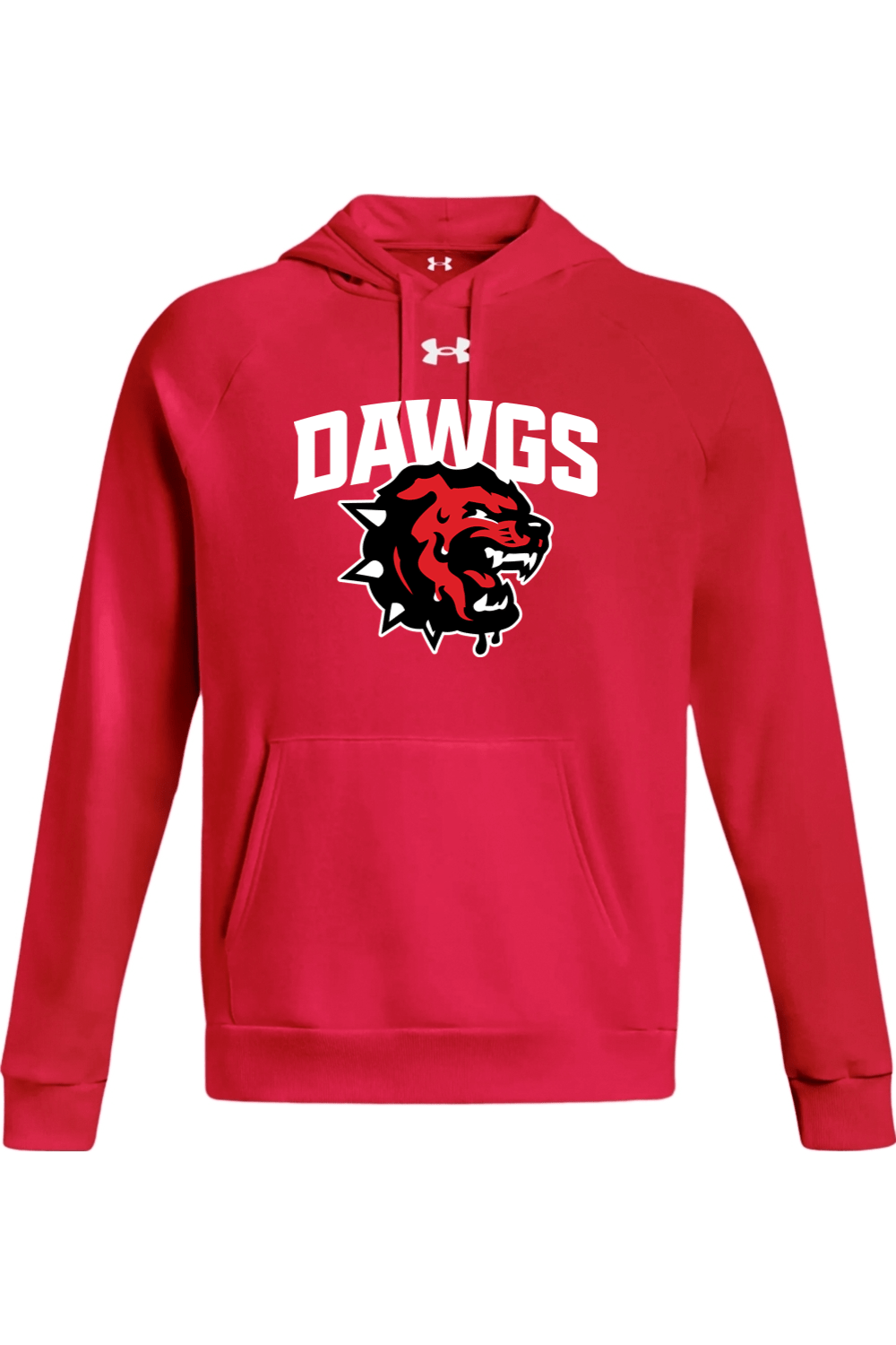 Georgia Mud Dawgs Under Armour Men's Rival Fleece Hooded Sweatshirt Signature Lacrosse