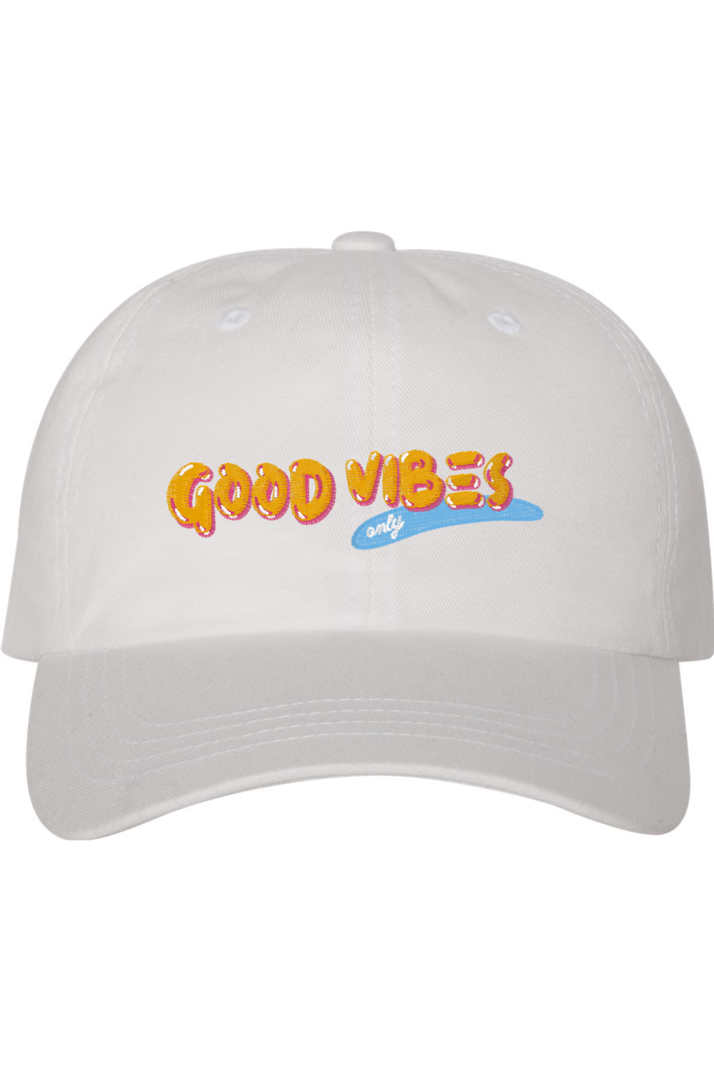 Good Vibes Only LC Embroidered Dad Hat Signature Lacrosse