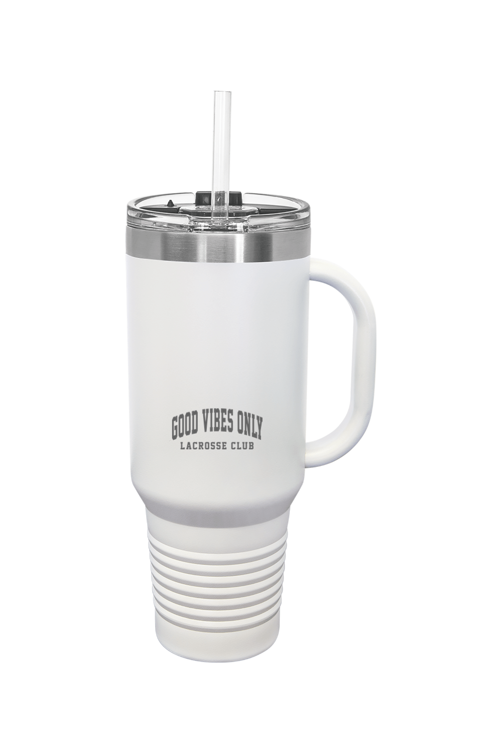 Good Vibes Only LC Insulated Travel Mug Signature Lacrosse